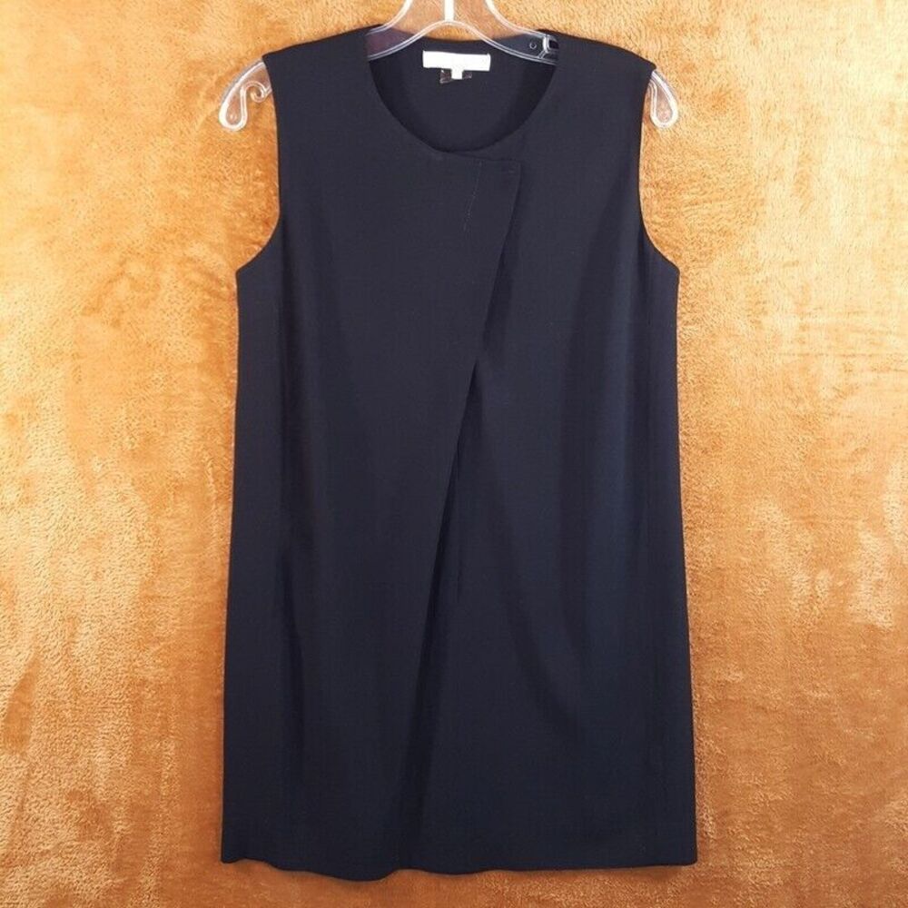 GERARD DAREL Womens Dress Size 36 Black Shift Knee Length Classic LBD Sleeveless